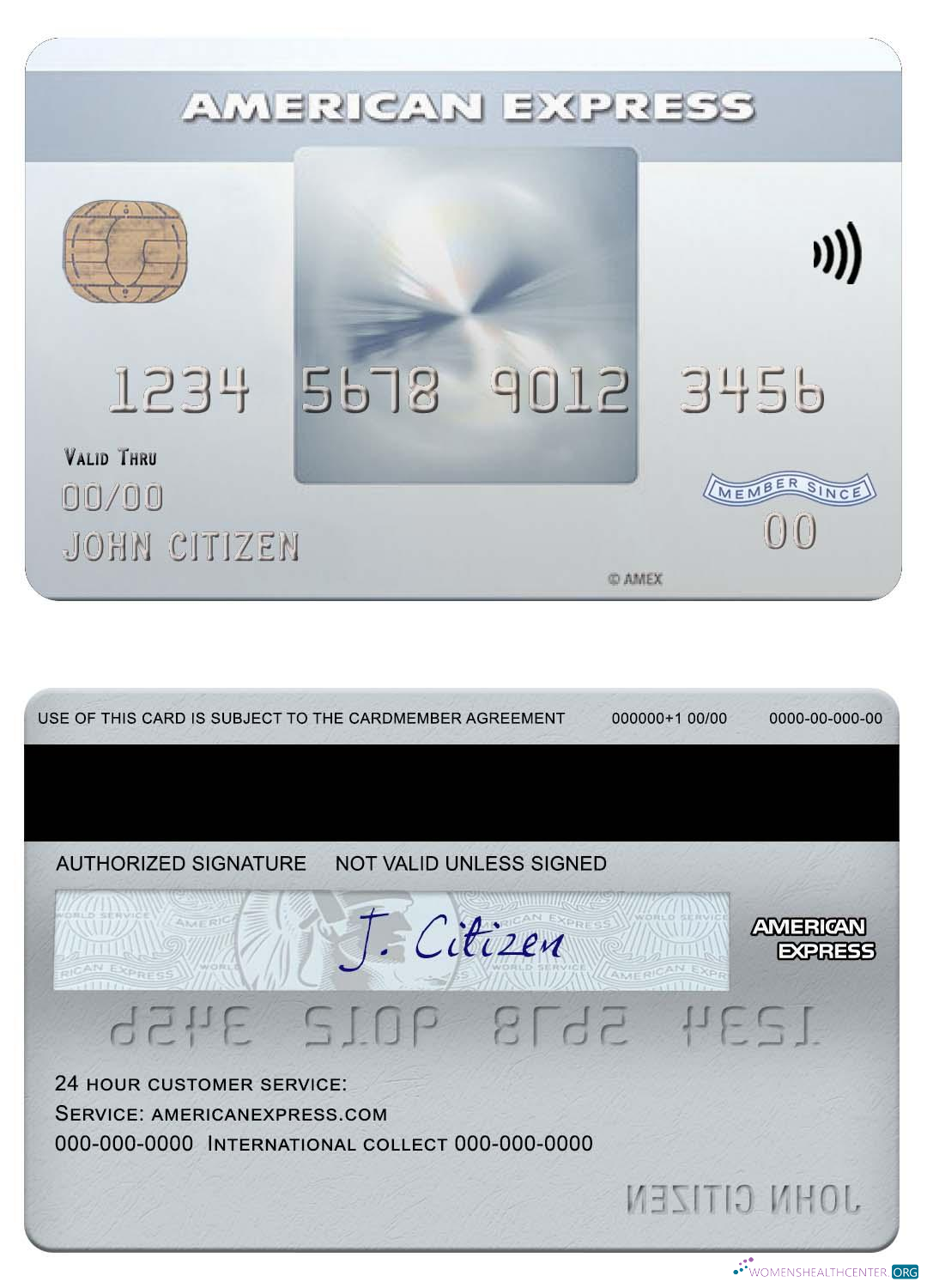 Download USA Bank of New York Mellon amex everyday card Photoshop template